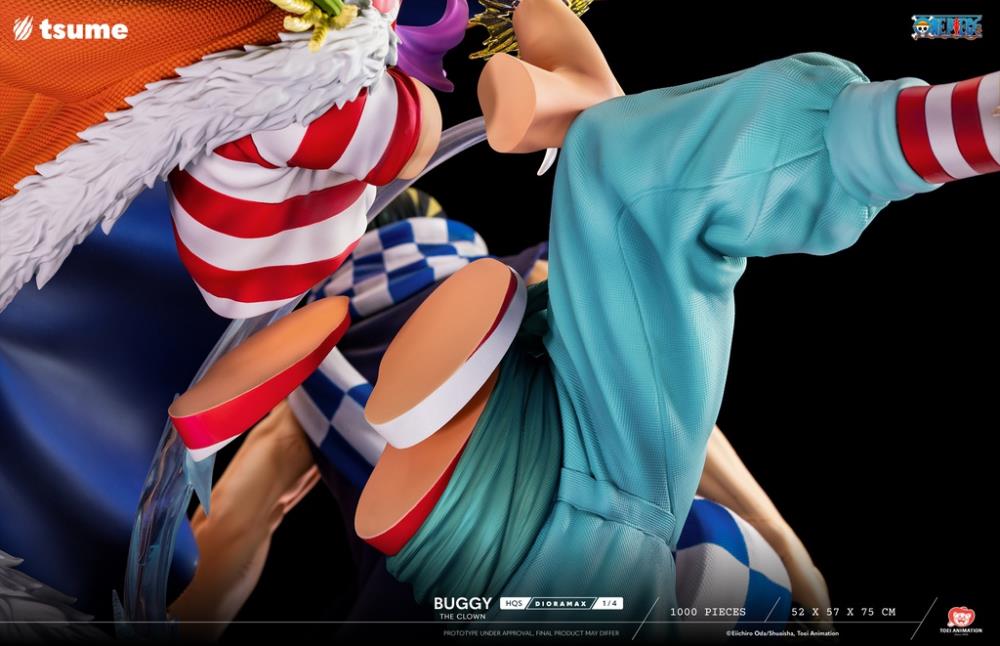One Piece HQS Dioramax Buggy the Clown 1/4 Scale Limited Edition Statue Gallery Image 20