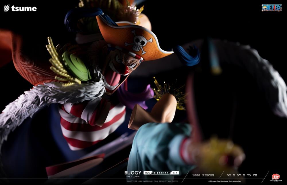 One Piece HQS Dioramax Buggy the Clown 1/4 Scale Limited Edition Statue Gallery Image 21