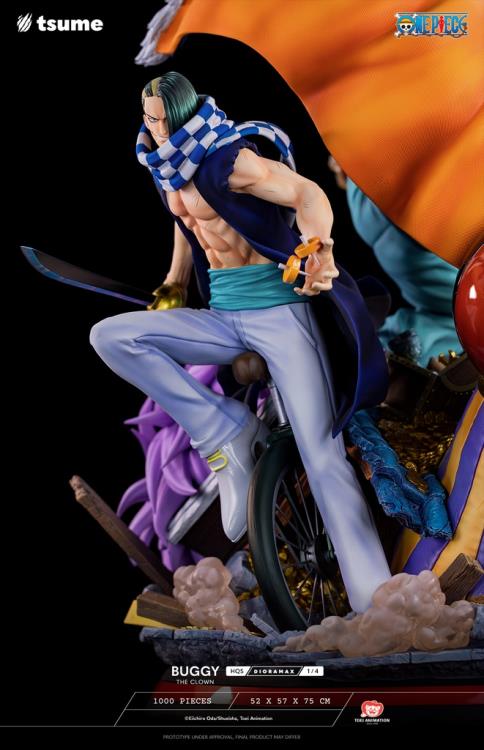 One Piece HQS Dioramax Buggy the Clown 1/4 Scale Limited Edition Statue Gallery Image 16