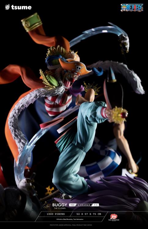 One Piece HQS Dioramax Buggy the Clown 1/4 Scale Limited Edition Statue Gallery Image 30