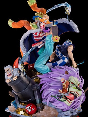 One Piece HQS Dioramax Buggy the Clown 1/4 Scale Limited Edition Statue Gallery Image 2