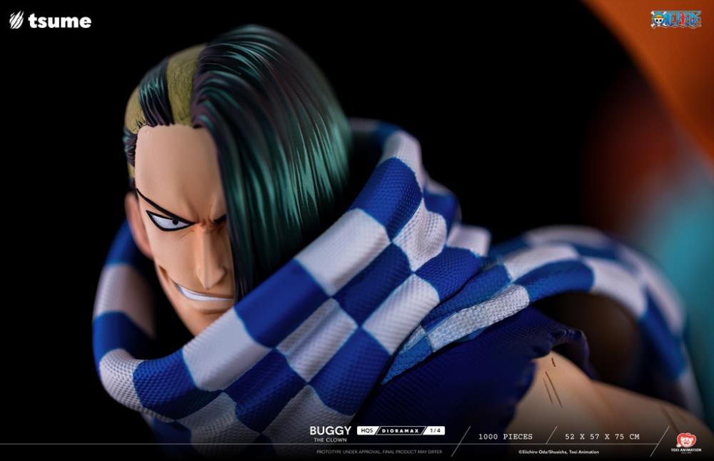 One Piece HQS Dioramax Buggy the Clown 1/4 Scale Limited Edition Statue Gallery Image 15