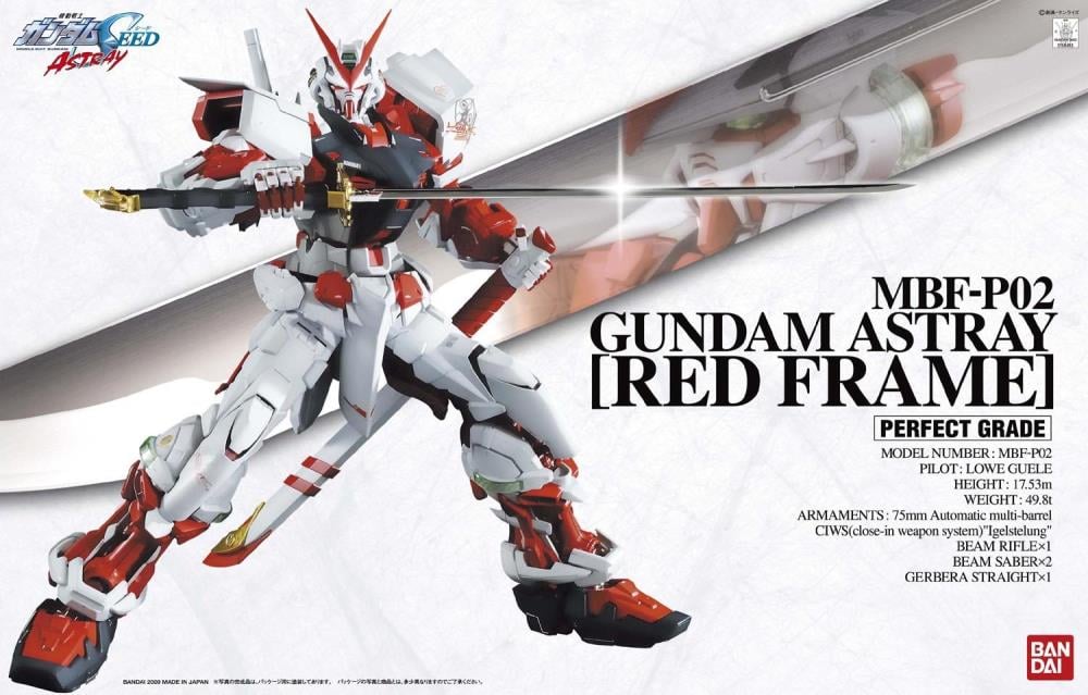 Mobile Suit Gundam SEED Astray PG Gundam Astray Red Frame 1/60 Scale Model Kit (Reissue) Gallery Image 19