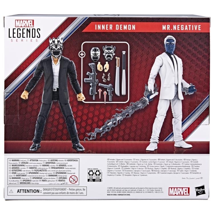 MARVEL LEGENDS インナーデーモン Marvel's Spider-Man Marvel Legends Inner Demon and Mr. Negative