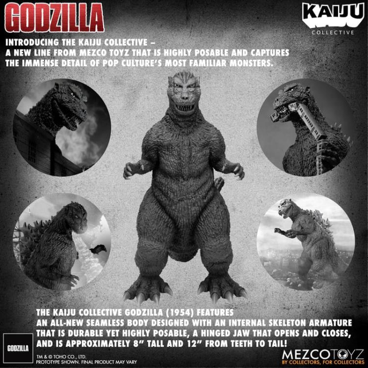 Godzilla (1954) Kaiju Collective Godzilla (Black & White) Gallery Image 16