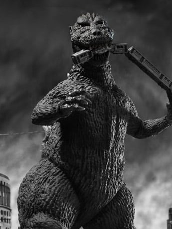 Image of Godzilla (1954) Kaiju Collective Godzilla (Black & White)