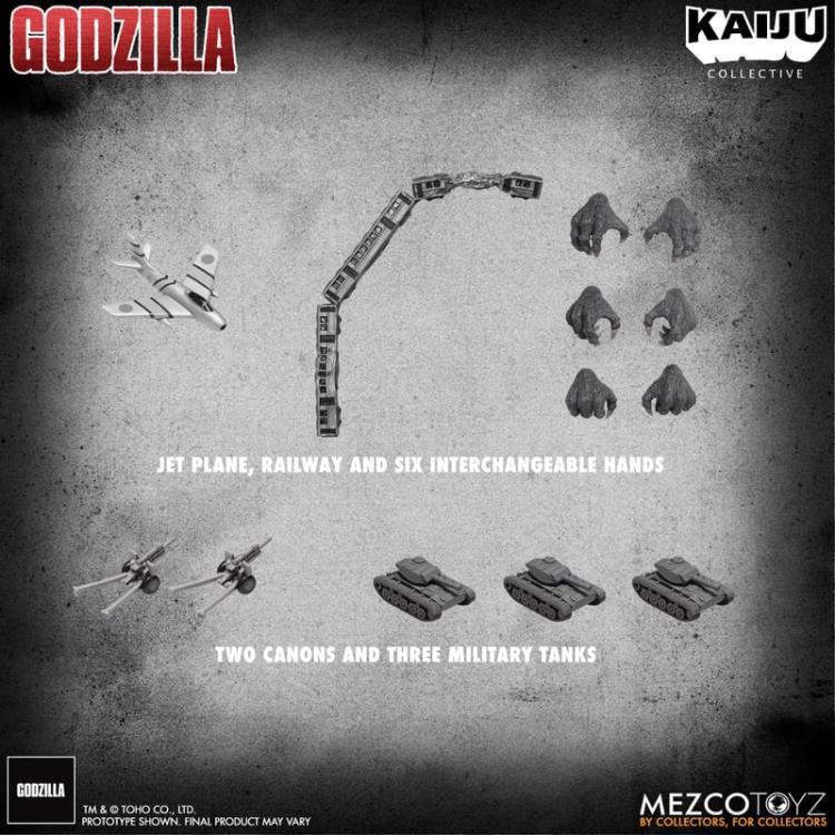 Godzilla (1954) Kaiju Collective Godzilla (Black & White) Gallery Image 17