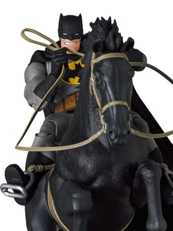 Batman: The Dark Knight Returns MAFEX No.205 Batman & Horse Action Figure Gallery Image 2