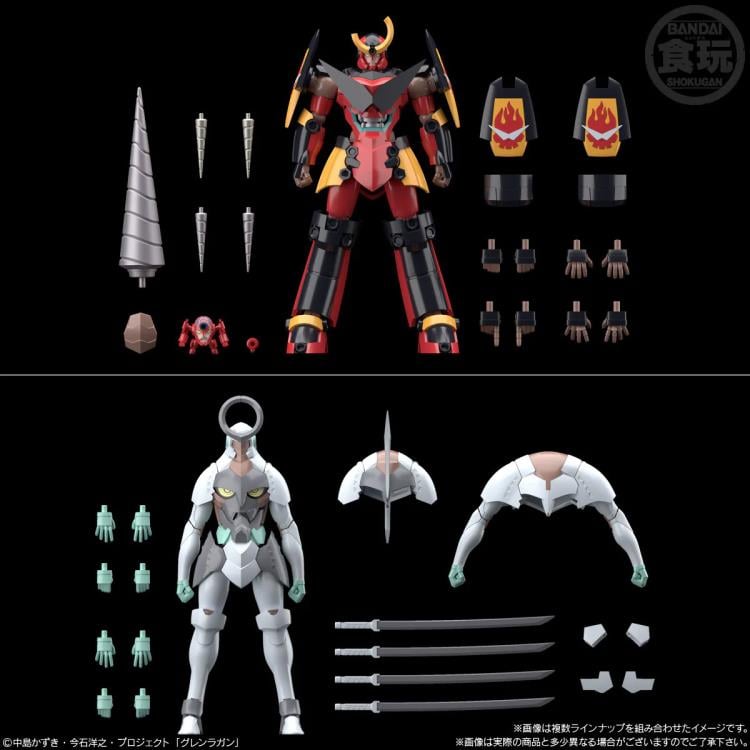 Tengen Toppa Gurren Lagann SMP Vol. 1 Gurren Lagann and Enki Model Kit Set Gallery Image 12