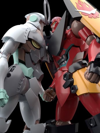 Tengen Toppa Gurren Lagann SMP Vol. 1 Gurren Lagann and Enki Model Kit Set Gallery Image 2