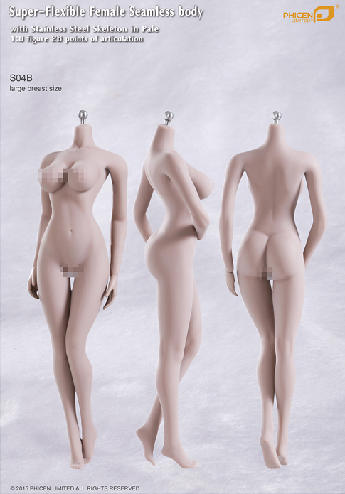 Super-Flexible 1/6 Scale Seamless Female Body (Pale Large Breast) Gallery Image 3