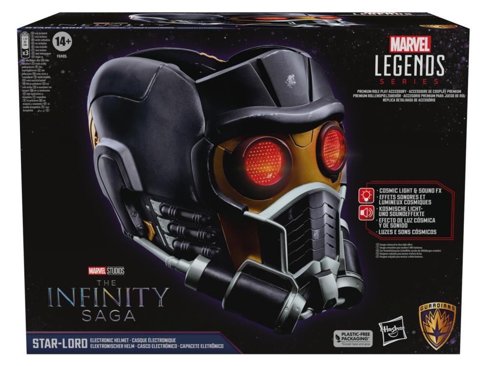 Infinity Saga Marvel Legends Star-Lord 1:1 Scale Wearable Helmet Gallery Image 13