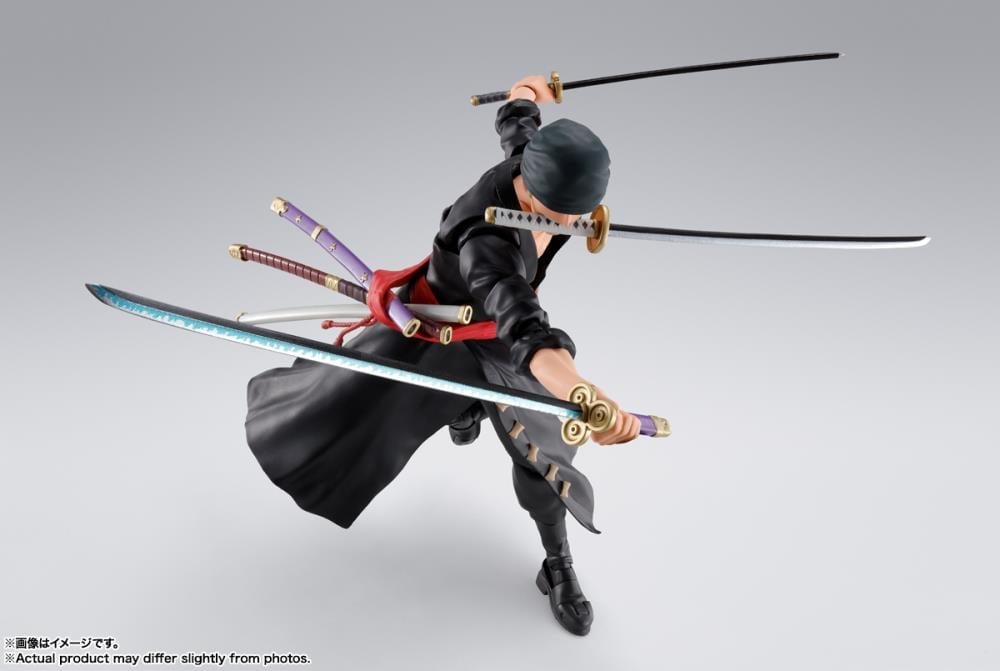 One Piece S.H.Figuarts Roronoa Zoro (The Raid on Onigashima) Action Figure Gallery Image 8