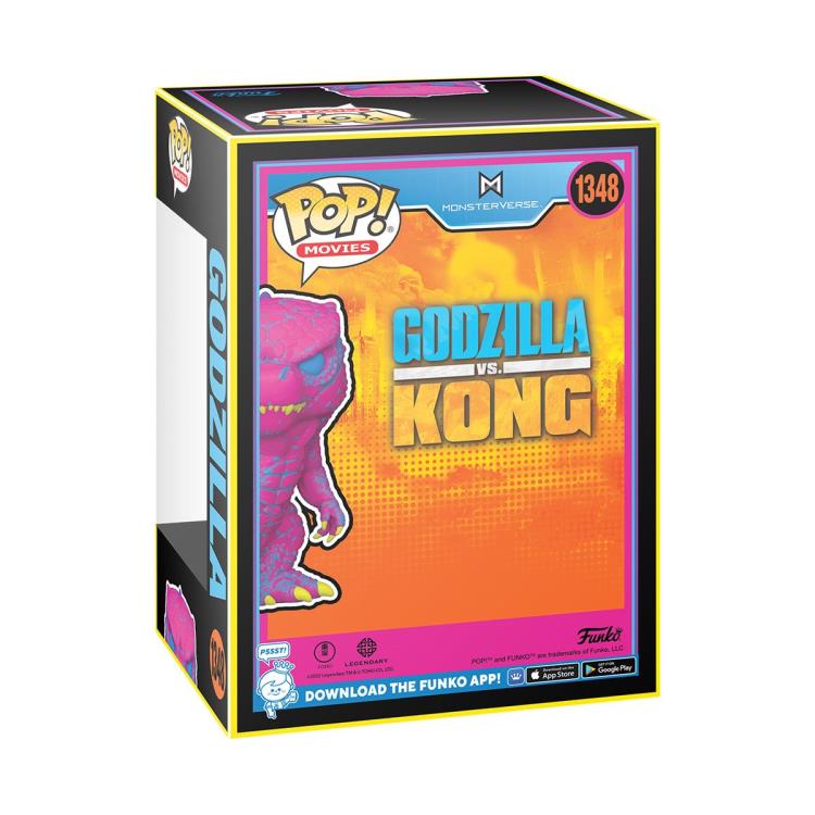 Pop! Movies: Godzilla vs. Kong - Godzilla (Black Light) Exclusive Gallery Image 5