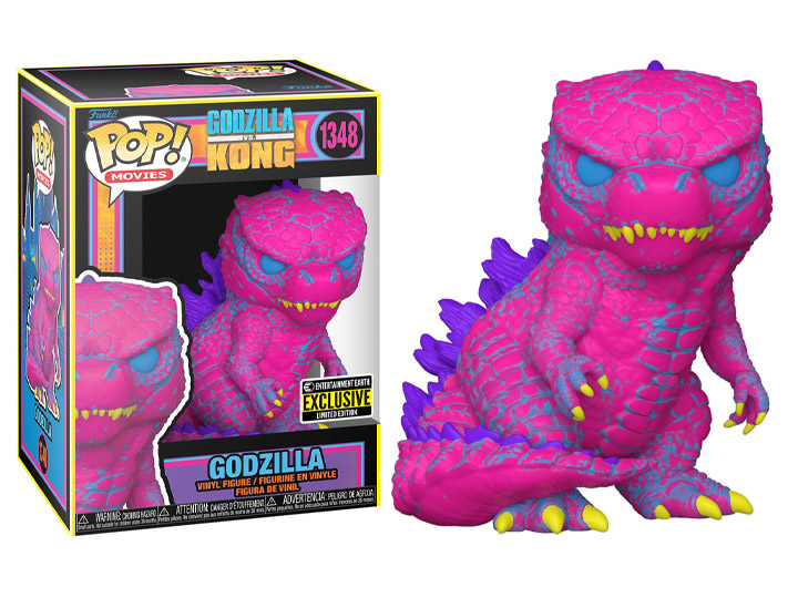 Pop! Movies: Godzilla vs. Kong - Godzilla (Black Light) Exclusive Gallery Image 1