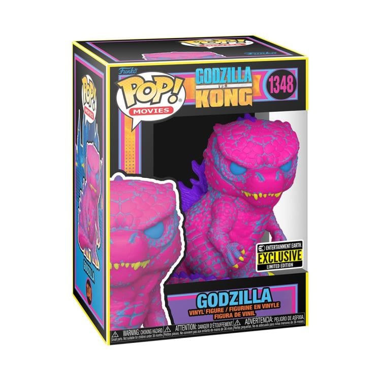 Pop! Movies: Godzilla vs. Kong - Godzilla (Black Light) Exclusive Gallery Image 4