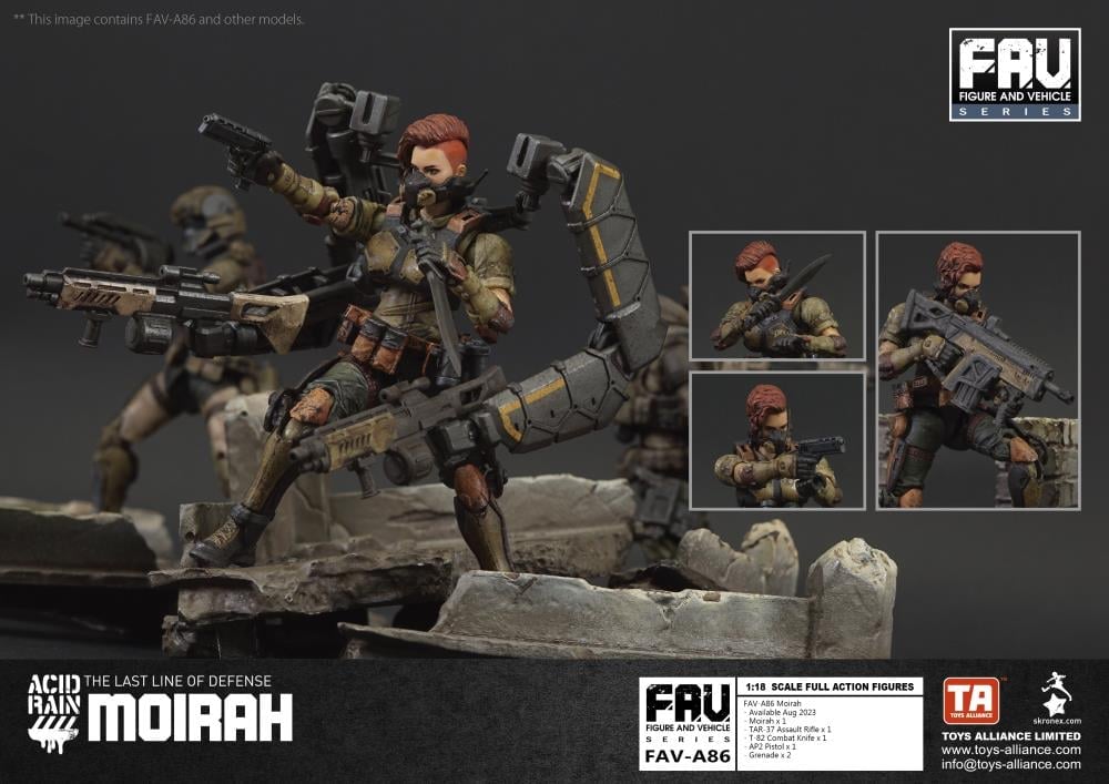 Acid Rain FAV-A86 Moirah Action Figure