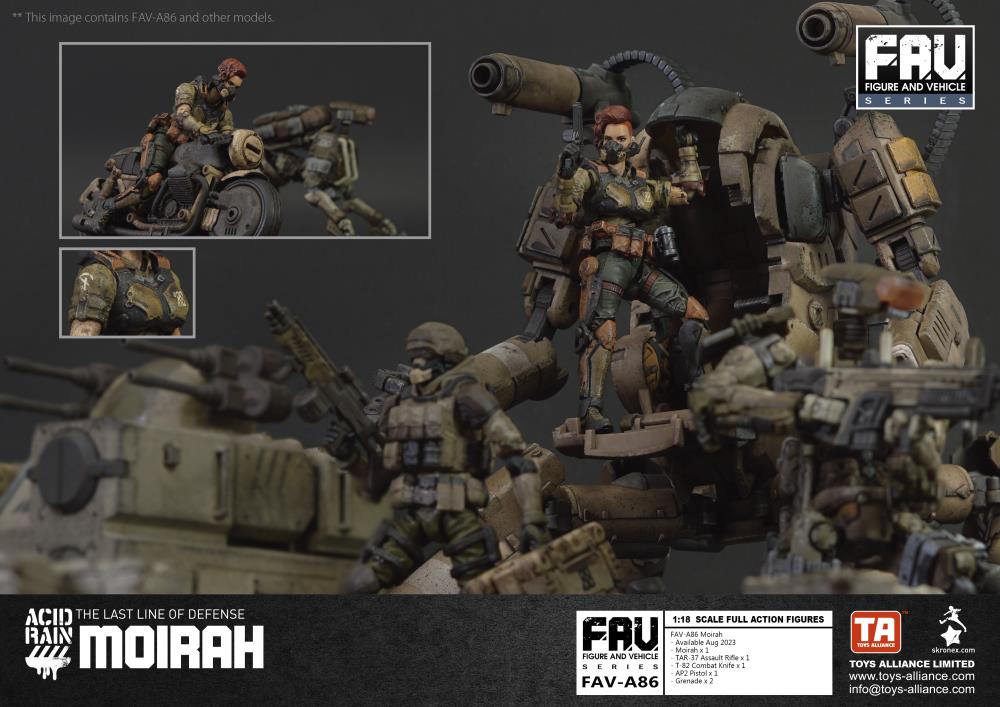 アシッドレイン　モイラ　fav-A86 Acid Rain FAV-A86 Moirah Action Figure