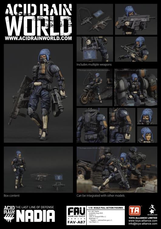 Acid Rain FAV-A87 Nadia Action Figure