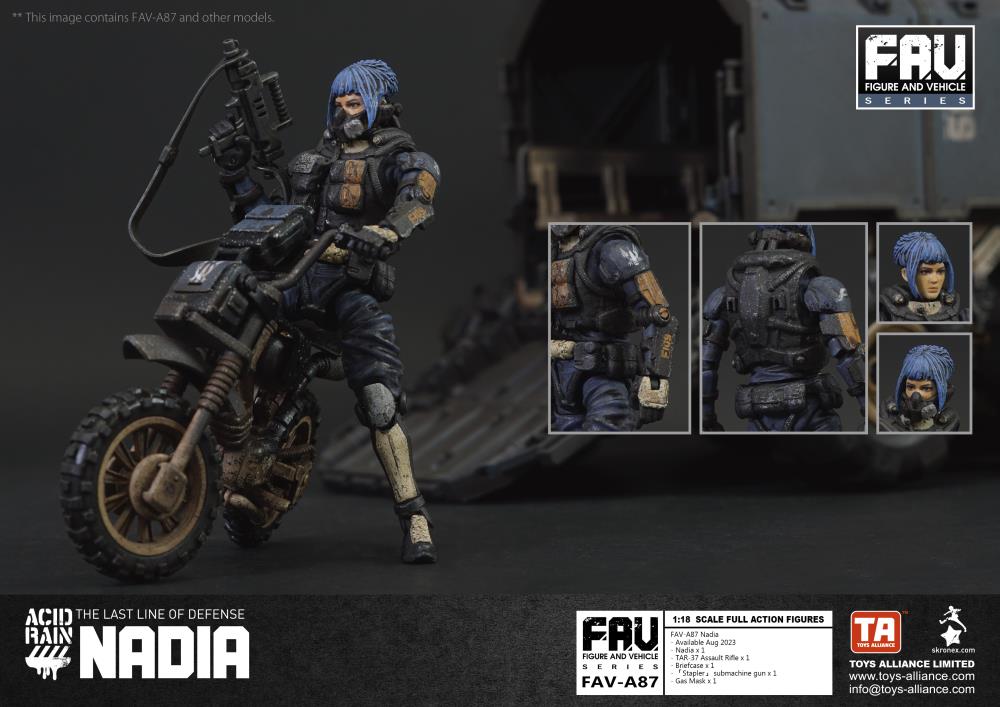 Acid Rain FAV-A87 Nadia Action Figure