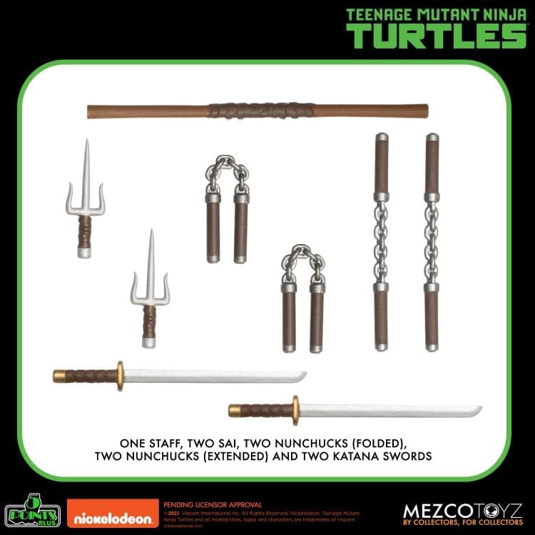 Teenage Mutant Ninja Turtles 5 Points Plus Boxed Set Gallery Image 16