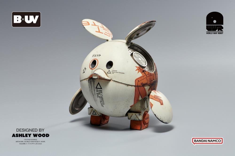 Mobile Suit Gundam x World War Robot a.k.a. Squaro Haro Big Size
