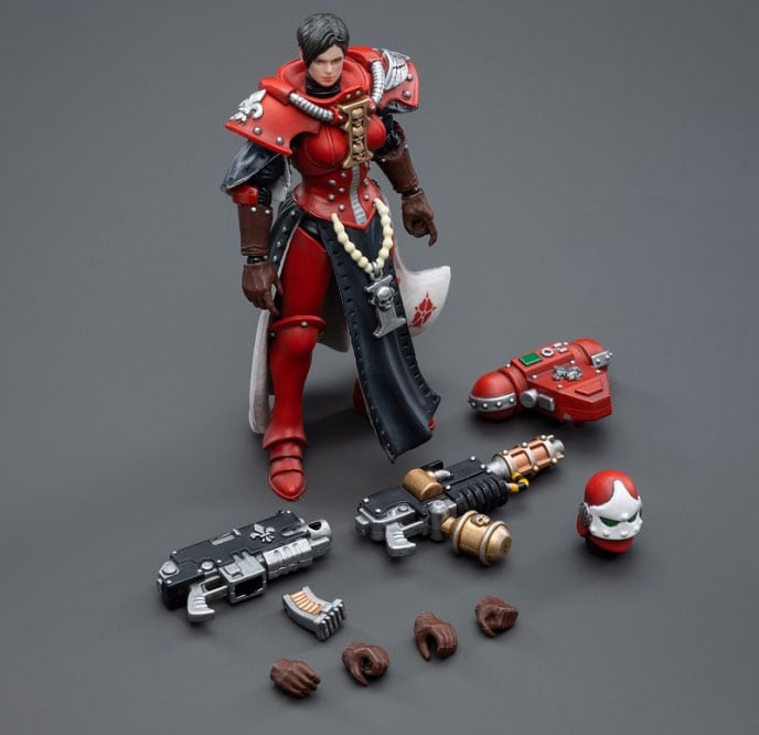 Warhammer 40K Adepta Sororitas Battle Sisters Order of the Bloody Rose Sister Ignacia 1/18 Scale Figure Gallery Image 11