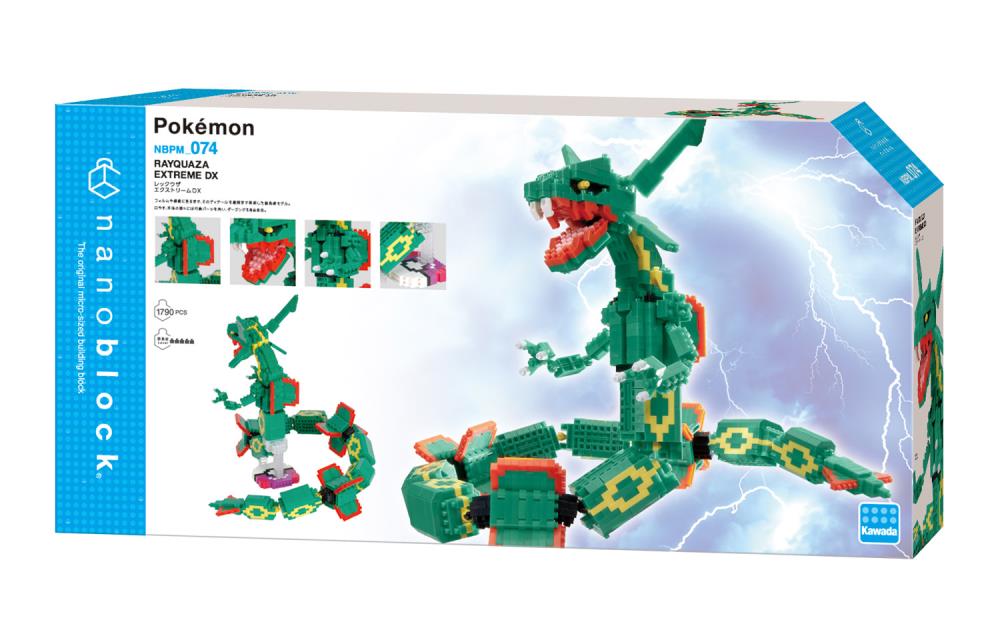 Pokemon Nanoblock Pokemon Series Rayquaza Extreme Deluxe Edition Gallery Image 8
