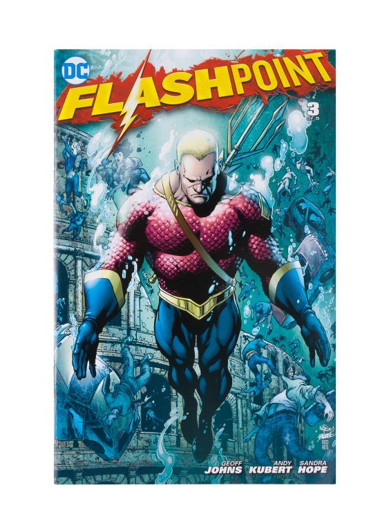DC Comics Page Punchers Aquaman (Flashpoint) 3" Figure with Comic Gallery Image 9