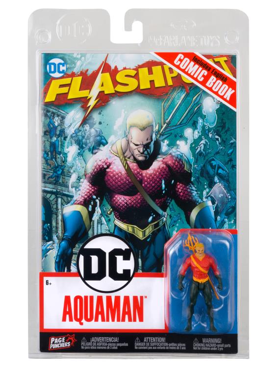 DC Comics Page Punchers Aquaman (Flashpoint) 3" Figure with Comic Gallery Image 10