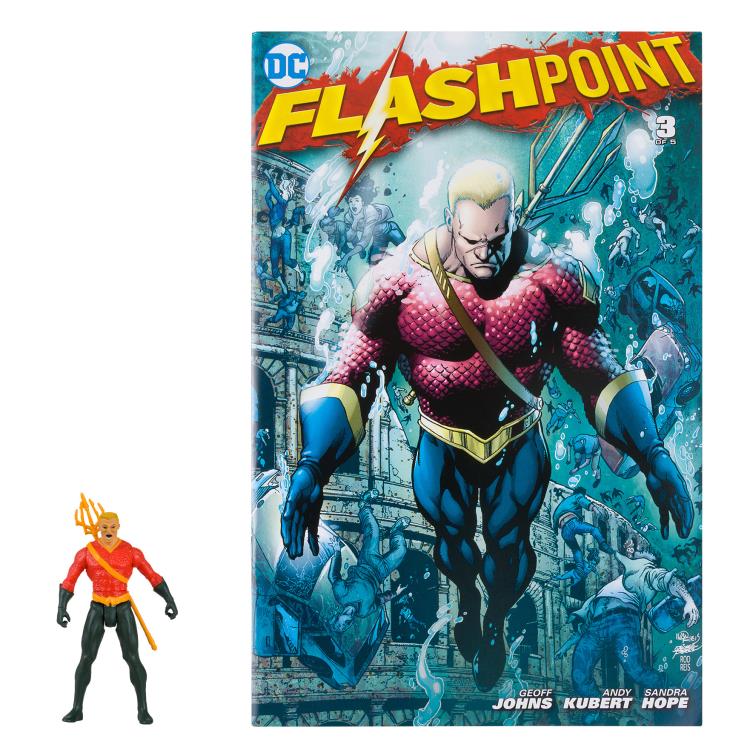 DC Comics Page Punchers Aquaman (Flashpoint) 3" Figure with Comic Gallery Image 8