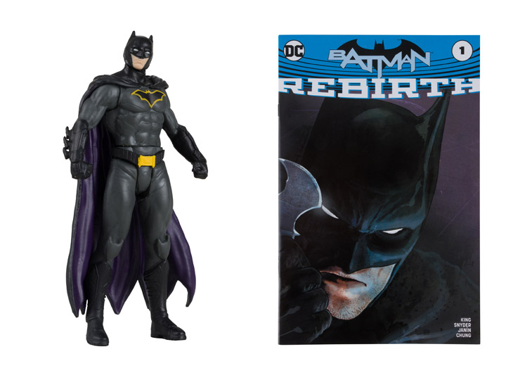 DC Comics Page Punchers Batman (Rebirth) 3" Figure with Comic Gallery Image 1