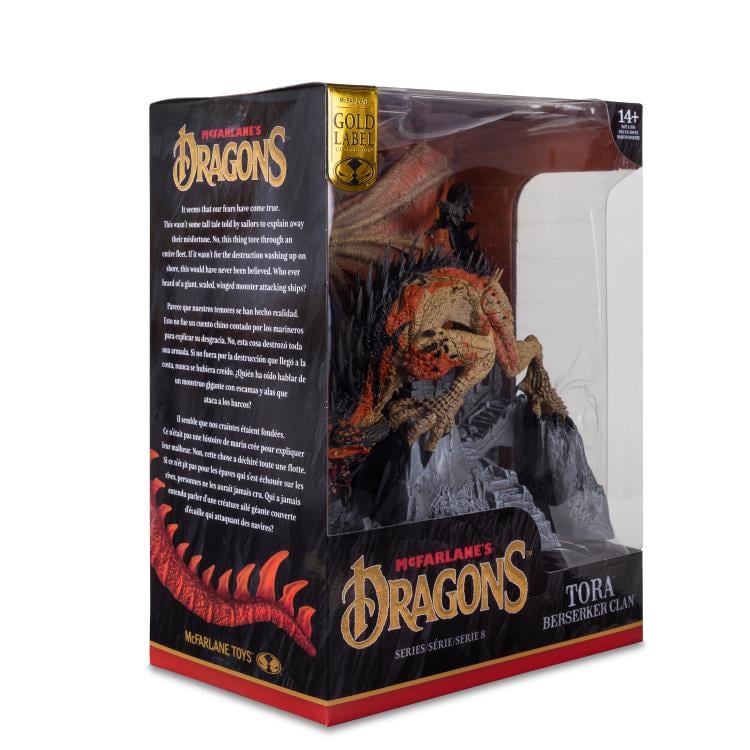 McFarlane's Dragons Series 8 Tora (Berserker Clan) Dragon Statue Gallery Image 10