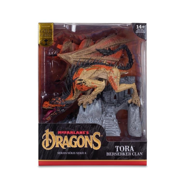 McFarlane's Dragons Series 8 Tora (Berserker Clan) Dragon Statue Gallery Image 9