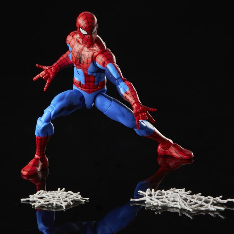 Spider-Man Marvel Legends Retro Collection Spider-Man (Cel Shaded Ver.) Action Figure Gallery Image 4