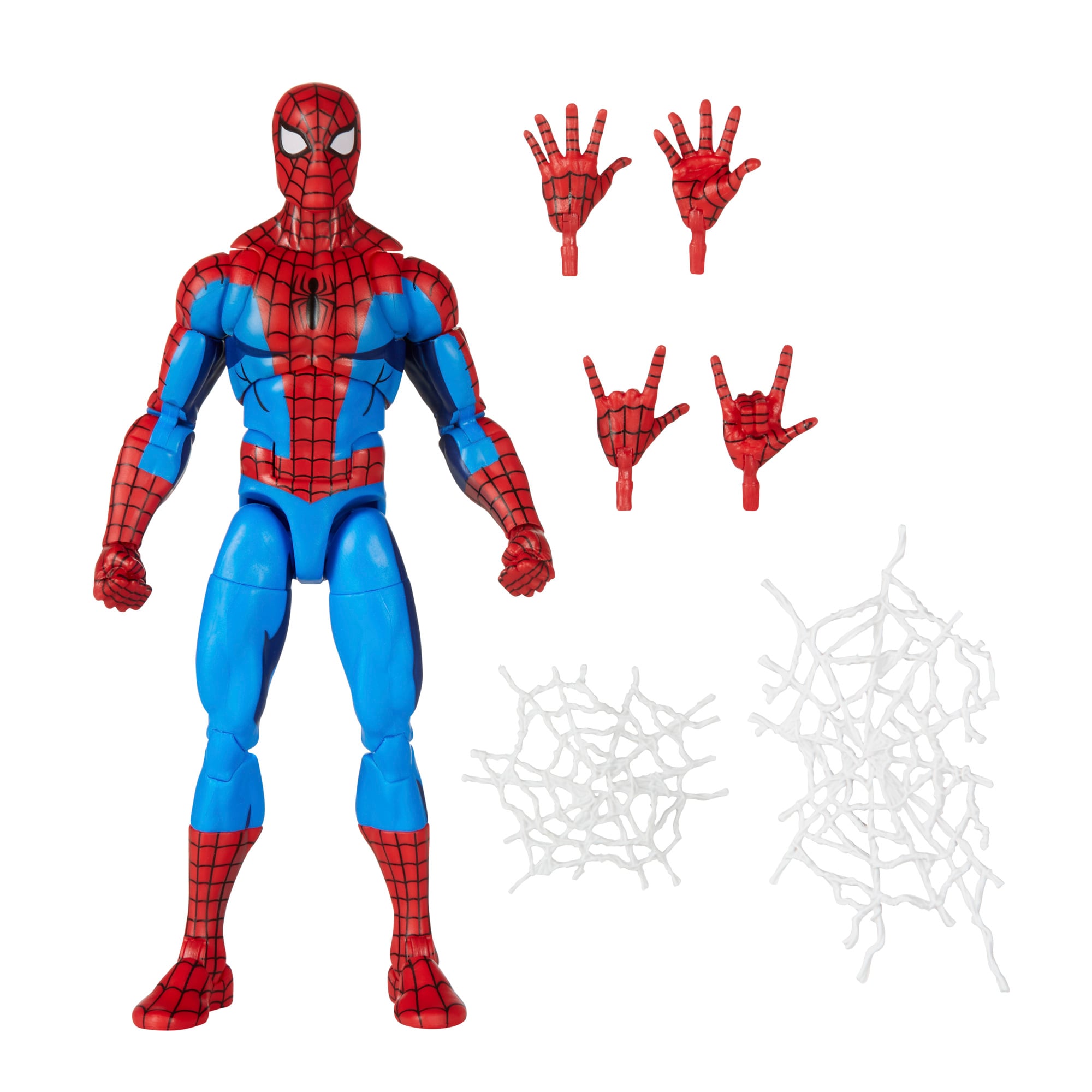 Spider-Man Marvel Legends Retro Collection Spider-Man (Cel Shaded Ver.) Action Figure Gallery Image 7