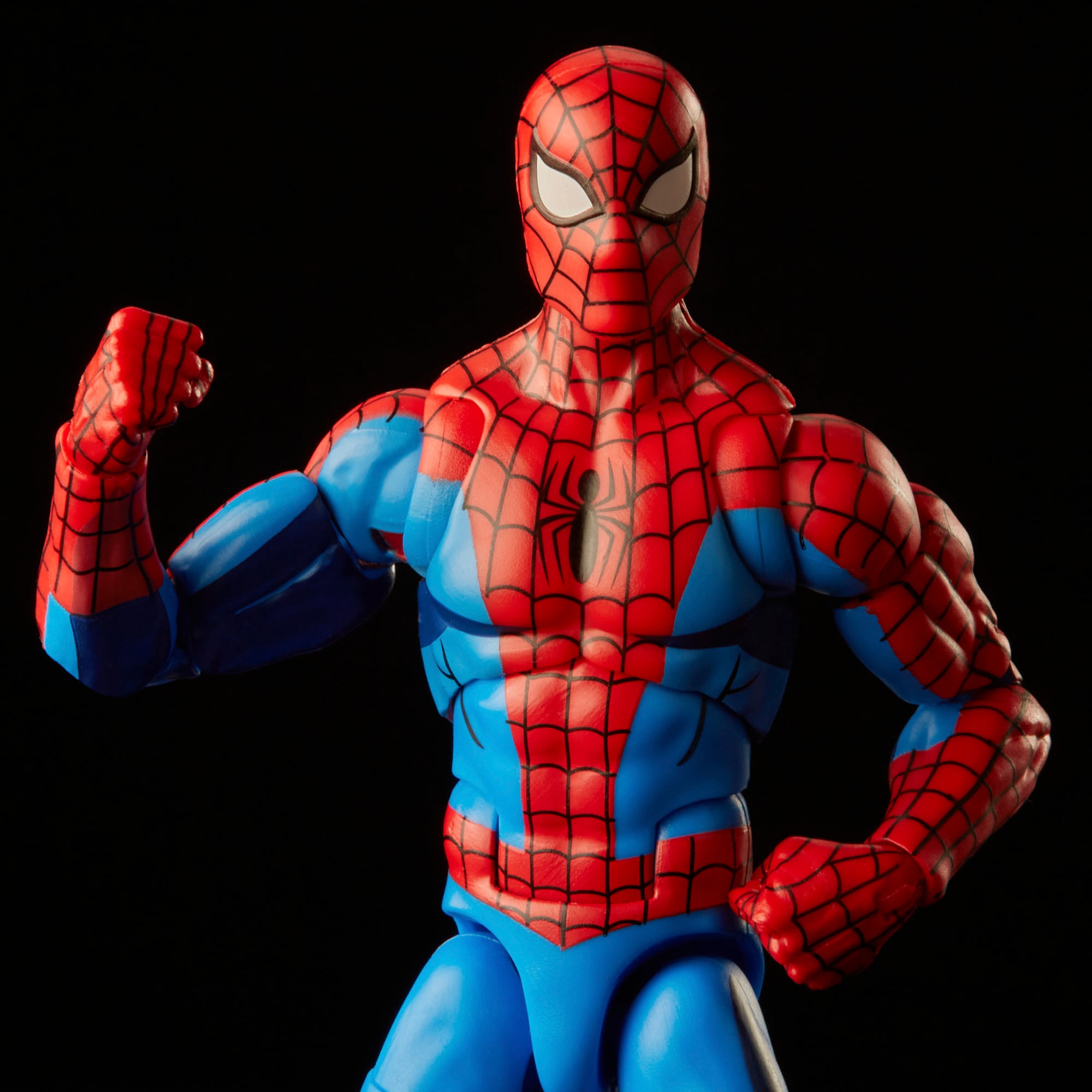 Spider-Man Marvel Legends Retro Collection Spider-Man (Cel Shaded Ver.) Action Figure Gallery Image 6