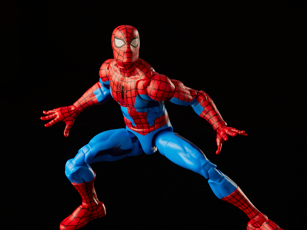 Spider-Man Marvel Legends Retro Collection Spider-Man (Cel Shaded Ver.) Action Figure Gallery Image 1