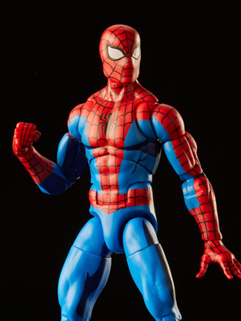 Spider-Man Marvel Legends Retro Collection Spider-Man (Cel Shaded Ver.) Action Figure Gallery Image 2