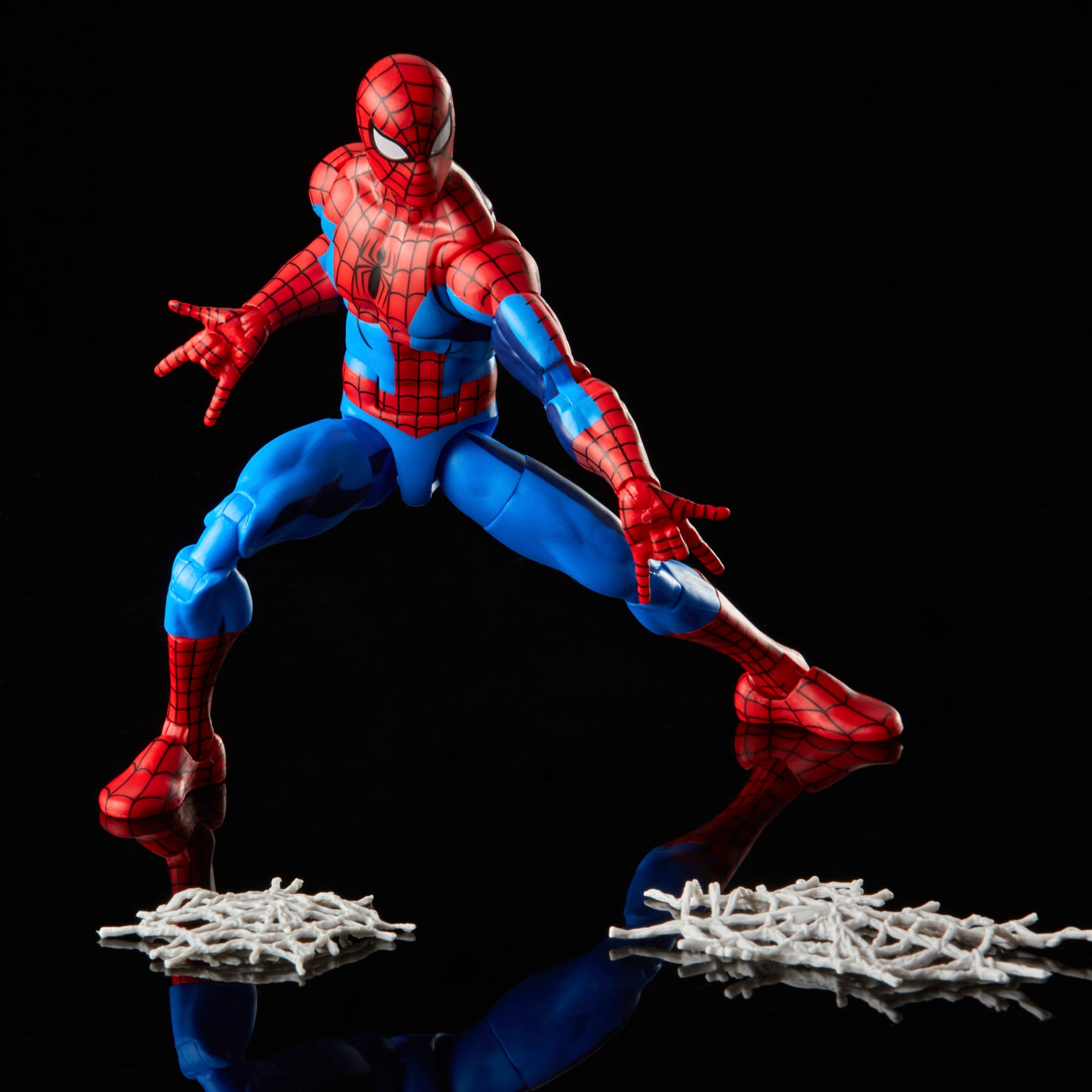 Spider-Man Marvel Legends Retro Collection Spider-Man (Cel Shaded Ver.) Action Figure Gallery Image 5