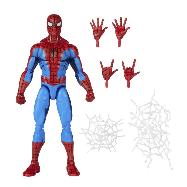 Spider-Man Marvel Legends Retro Collection Spider-Man (Cel Shaded Ver.) Action Figure Gallery Image 7