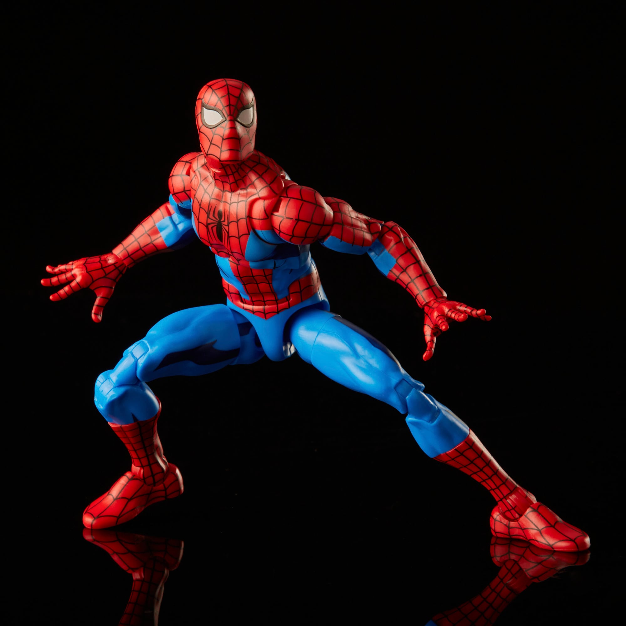 Spider-Man Marvel Legends Retro Collection Spider-Man (Cel Shaded Ver.) Action Figure Gallery Image 4