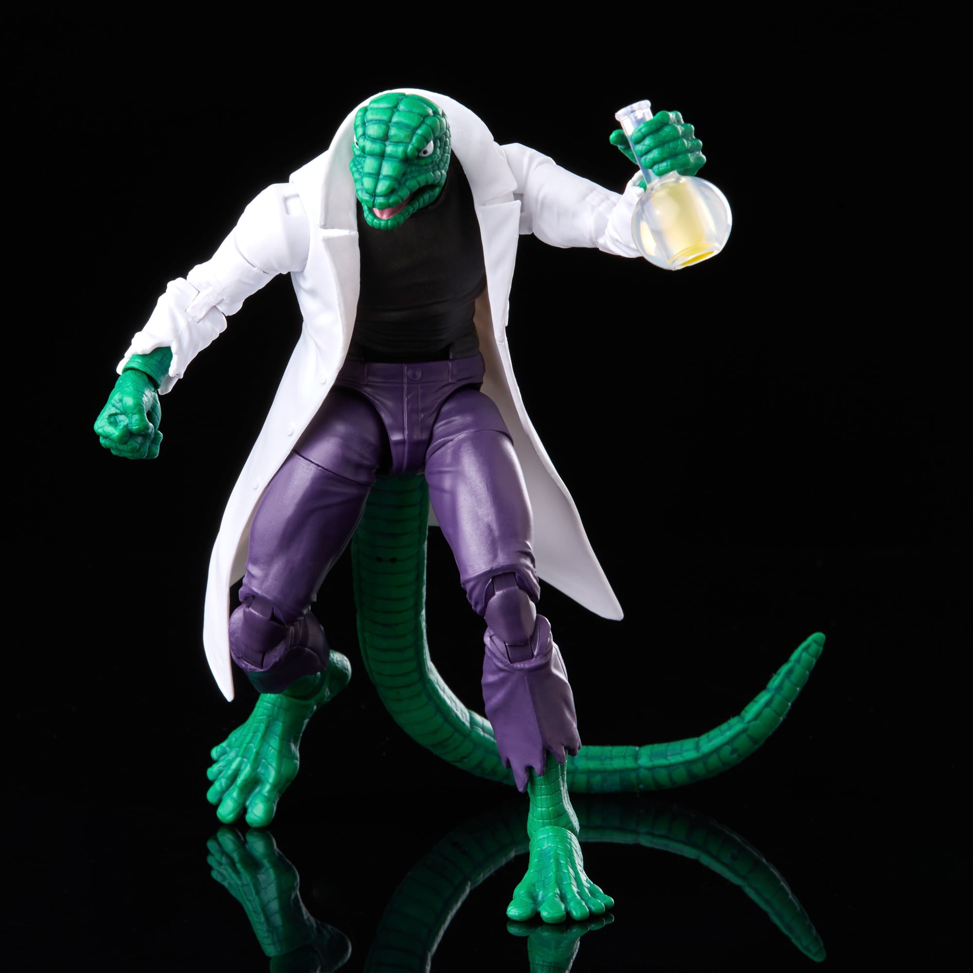 Spider-Man Marvel Legends Retro Collection Marvel's Lizard Action Figure Gallery Image 4