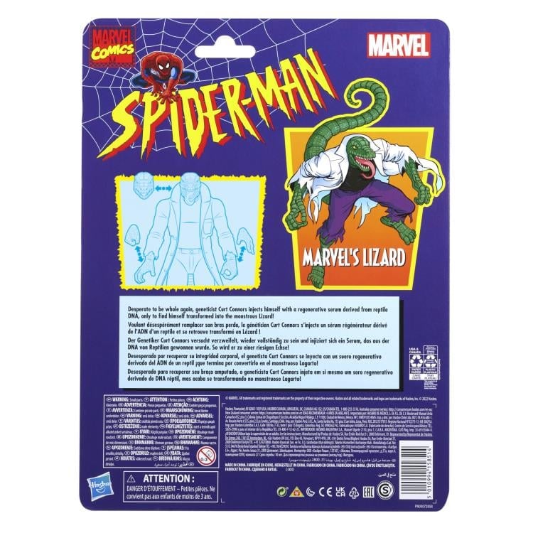 Spider-Man Marvel Legends Retro Collection Marvel's Lizard Action Figure Gallery Image 10