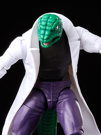 Spider-Man Marvel Legends Retro Collection Marvel's Lizard Action Figure Gallery Image 2