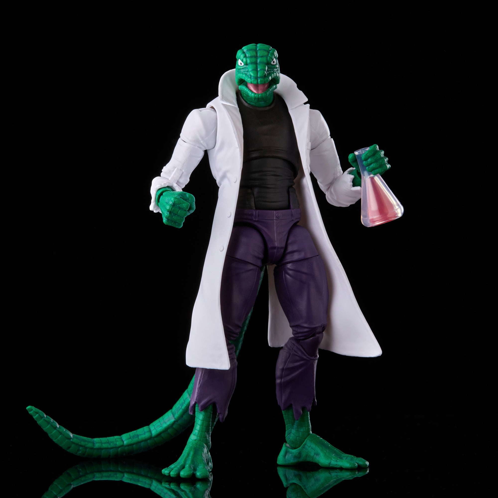 Spider-Man Marvel Legends Retro Collection Marvel's Lizard Action Figure Gallery Image 3