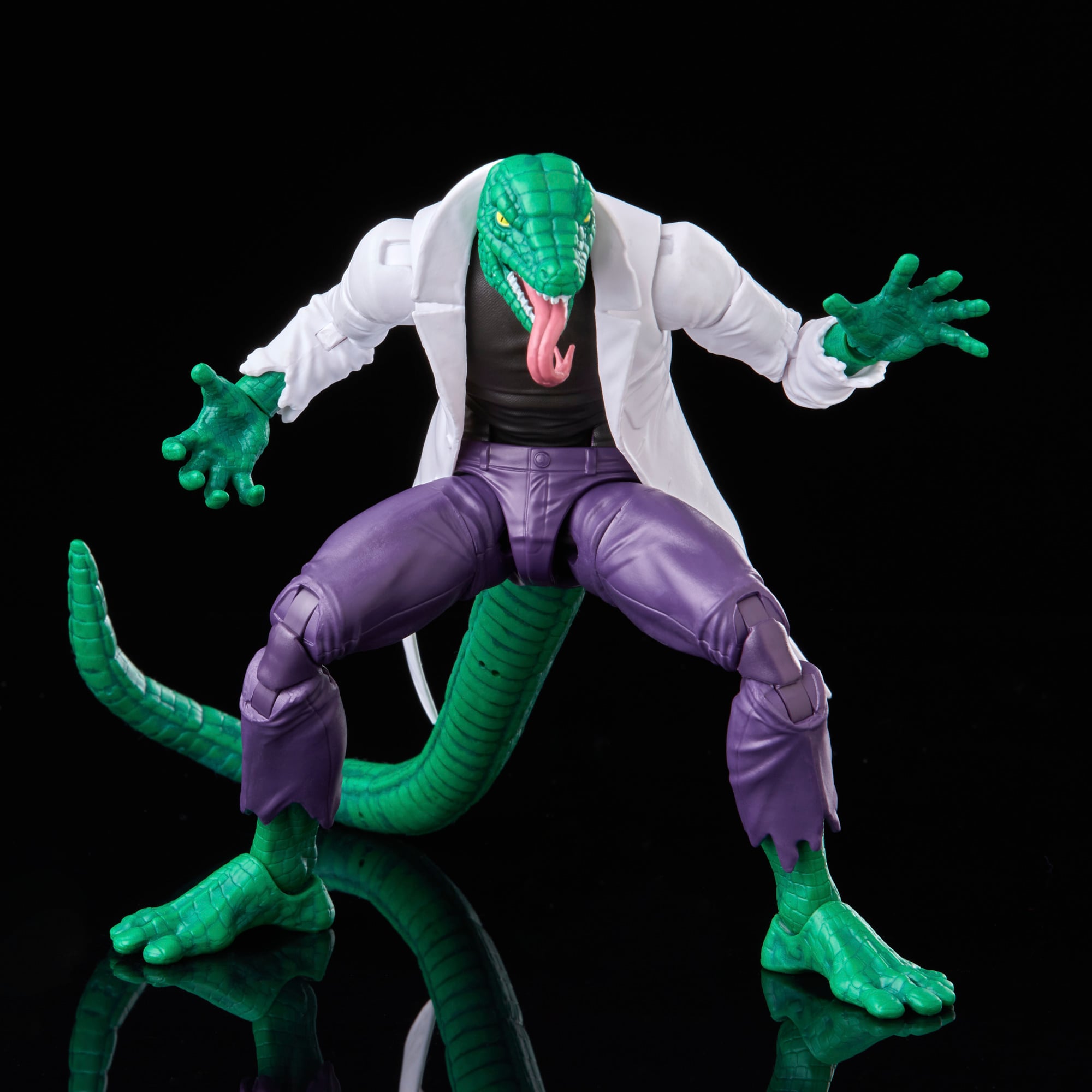 Spider-Man Marvel Legends Retro Collection Marvel's Lizard Action Figure Gallery Image 5