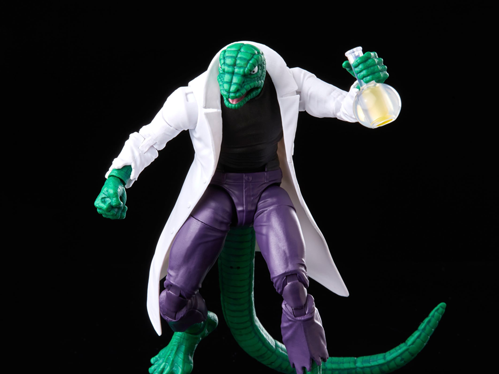 Spider-Man Marvel Legends Retro Collection Marvel's Lizard Action Figure Gallery Image 1