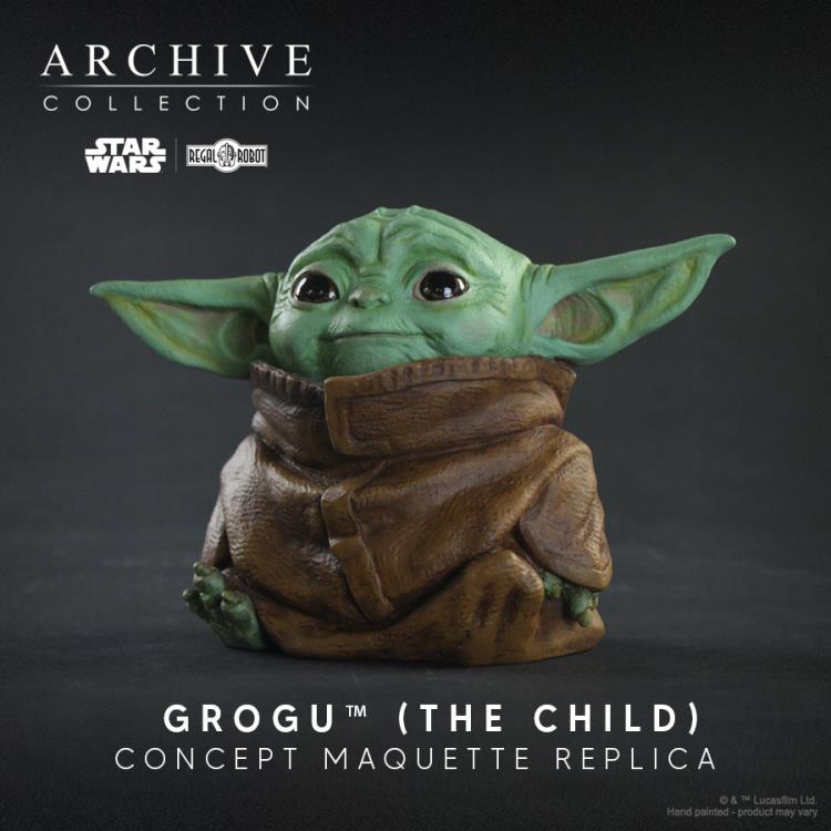 The Mandalorian Grogu (The Child) Concept Dual Signature Limited Edition Maquette Gallery Image 6