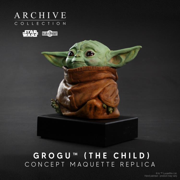 The Mandalorian Grogu (The Child) Concept Dual Signature Limited Edition Maquette Gallery Image 5